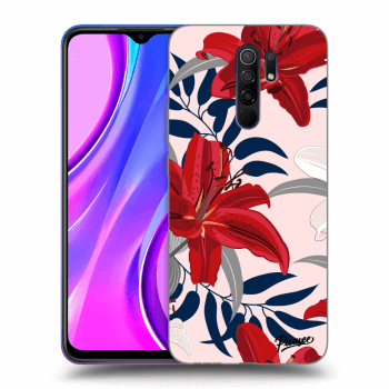 Obal pre Xiaomi Redmi 9 - Red Lily