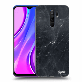 Obal pre Xiaomi Redmi 9 - Black marble