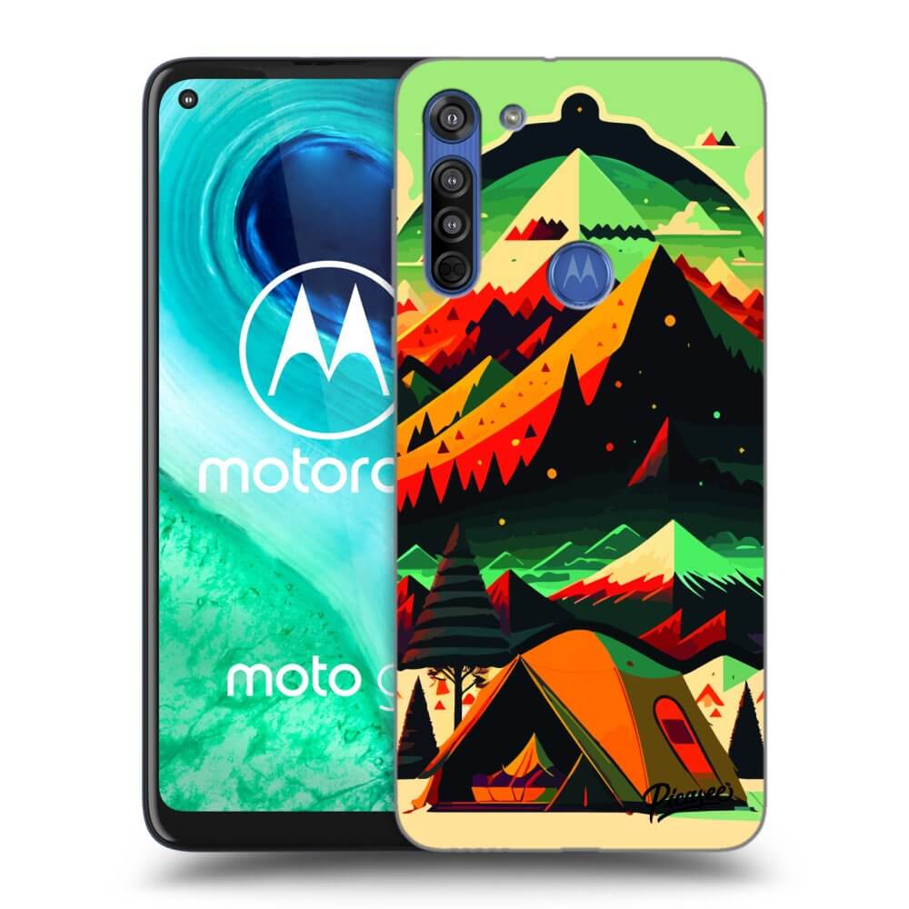 Picasee silikónový prehľadný obal pre Motorola Moto G8 - Montreal