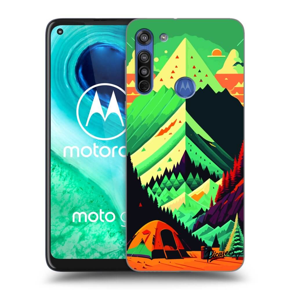 Picasee silikónový prehľadný obal pre Motorola Moto G8 - Whistler