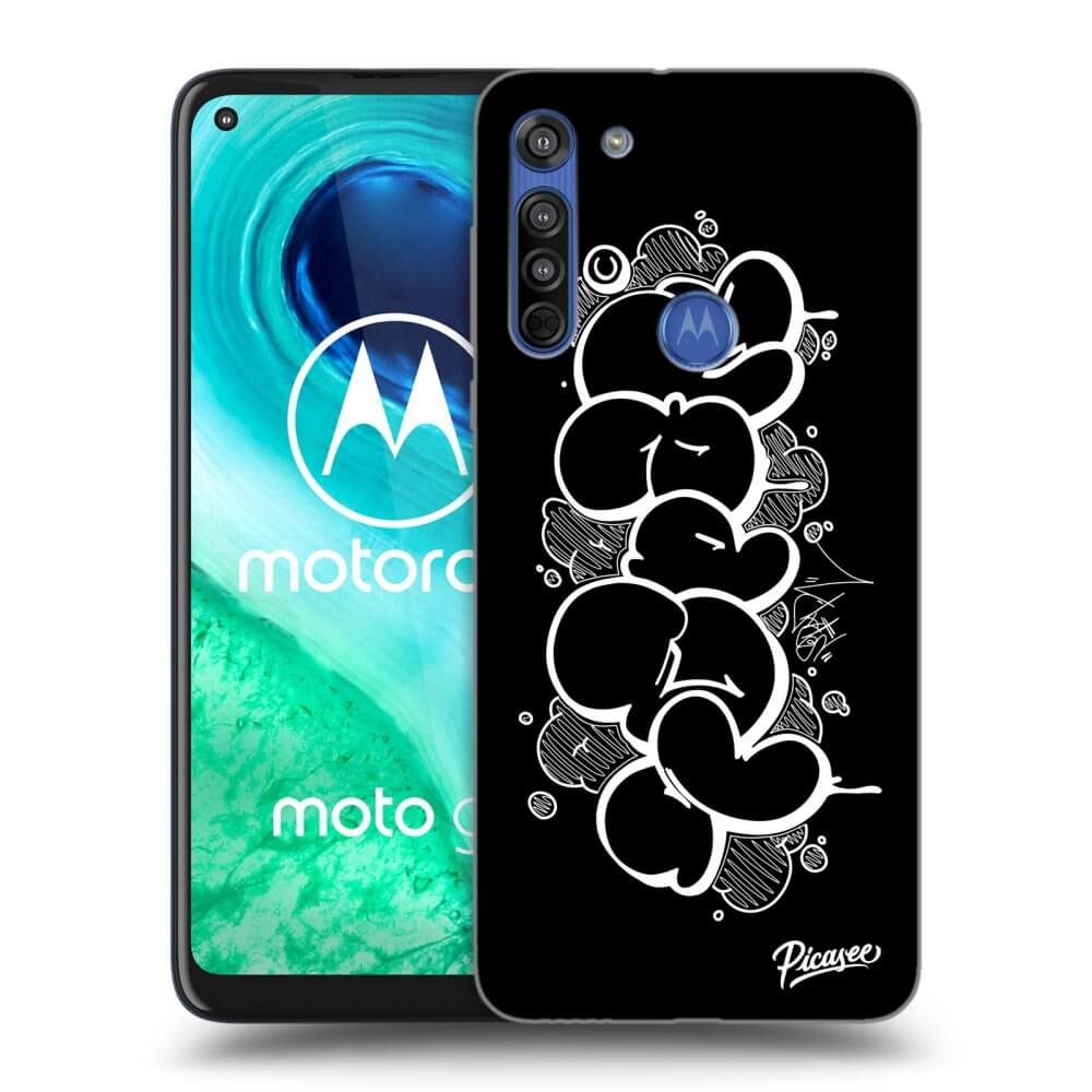 Picasee silikónový prehľadný obal pre Motorola Moto G8 - Throw UP