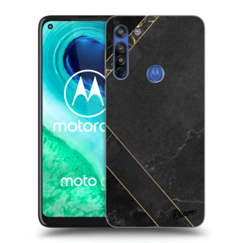 Obal pre Motorola Moto G8 - Black tile