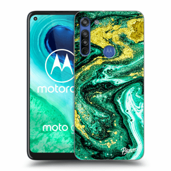 Obal pre Motorola Moto G8 - Green Gold