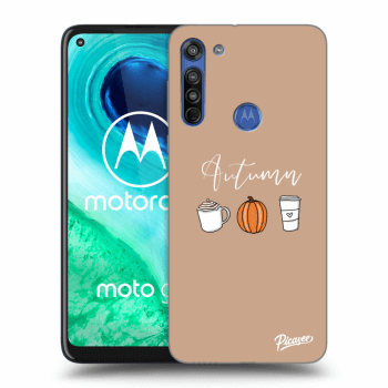 Picasee silikónový prehľadný obal pre Motorola Moto G8 - Autumn