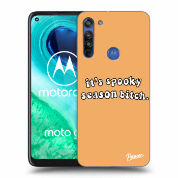 Picasee silikónový prehľadný obal pre Motorola Moto G8 - Spooky season