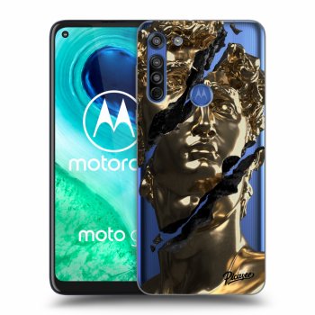 Picasee silikónový prehľadný obal pre Motorola Moto G8 - Golder