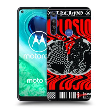 Picasee silikónový prehľadný obal pre Motorola Moto G8 - EXPLOSION