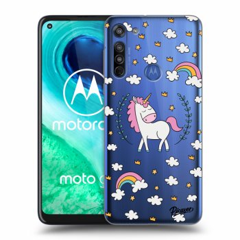 Obal pre Motorola Moto G8 - Unicorn star heaven