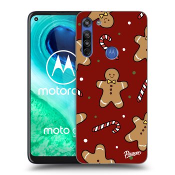 Picasee silikónový prehľadný obal pre Motorola Moto G8 - Gingerbread 2