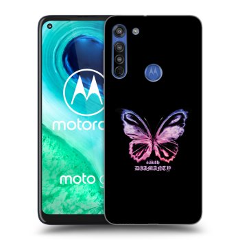 Obal pre Motorola Moto G8 - Diamanty Purple