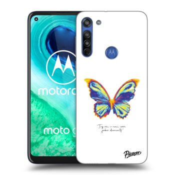 Obal pre Motorola Moto G8 - Diamanty White