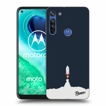 Picasee silikónový čierny obal pre Motorola Moto G8 - Astronaut 2