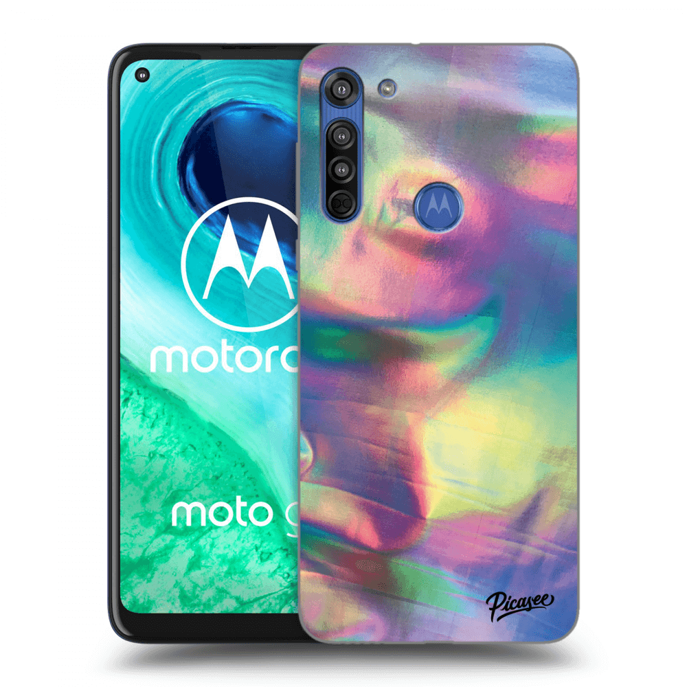 Picasee silikónový prehľadný obal pre Motorola Moto G8 - Holo