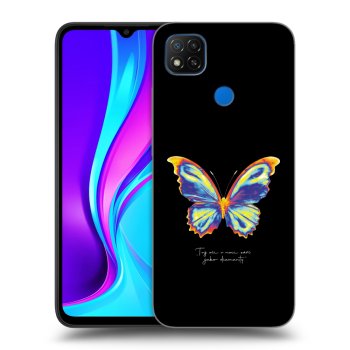 Picasee silikónový čierny obal pre Xiaomi Redmi 9C - Diamanty Black