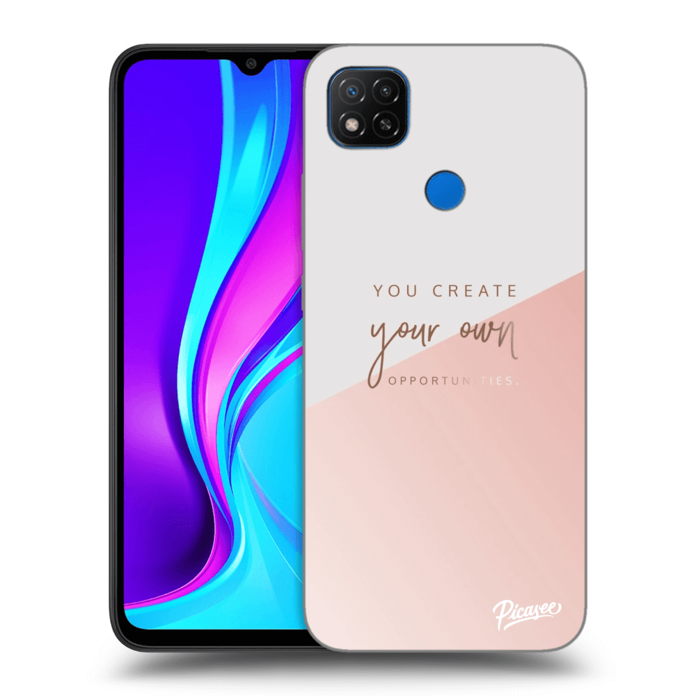 Picasee silikónový čierny obal pre Xiaomi Redmi 9C - You create your own opportunities