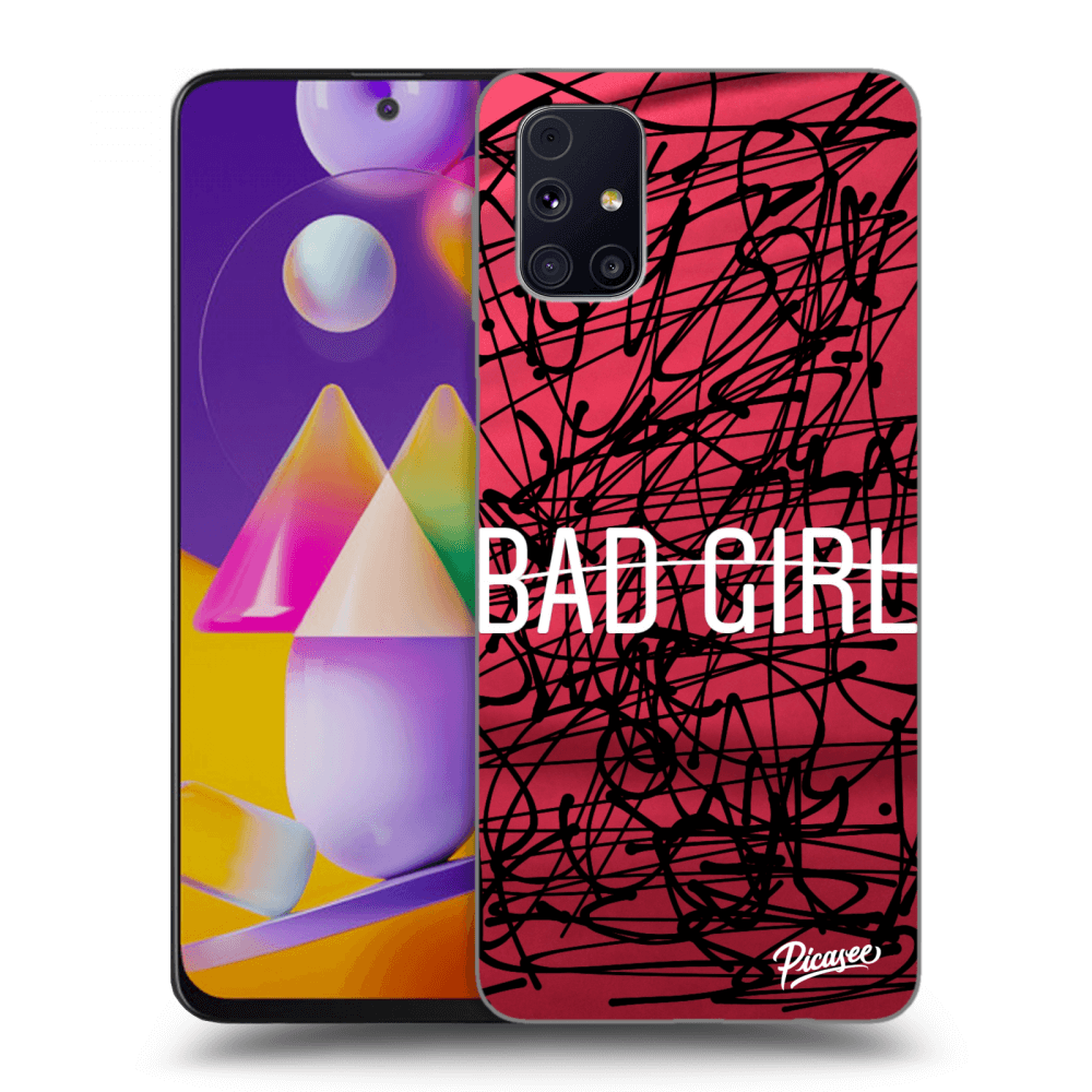 Picasee silikónový prehľadný obal pre Samsung Galaxy M31s - Bad girl