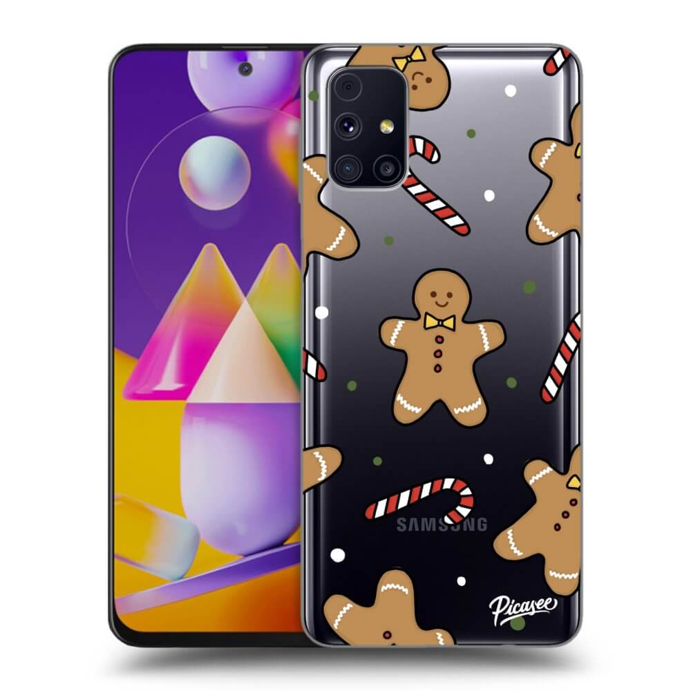 Picasee silikónový prehľadný obal pre Samsung Galaxy M31s - Gingerbread