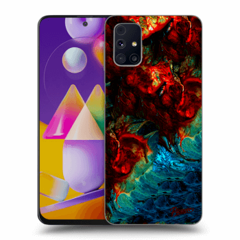 Picasee silikónový prehľadný obal pre Samsung Galaxy M31s - Universe