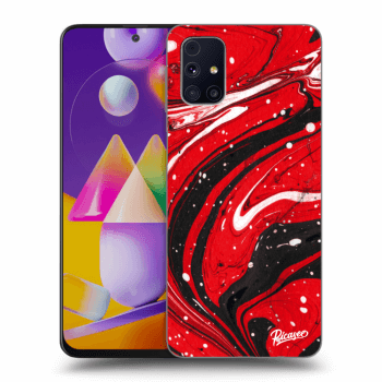 Obal pre Samsung Galaxy M31s - Red black