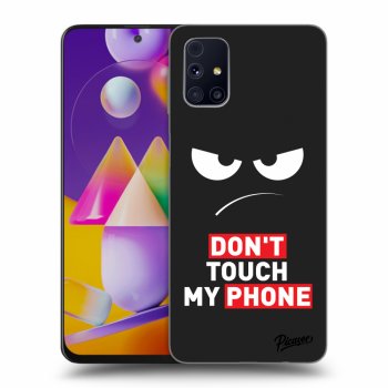 Obal pre Samsung Galaxy M31s - Angry Eyes - Transparent