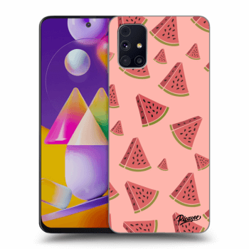 Picasee silikónový čierny obal pre Samsung Galaxy M31s - Watermelon
