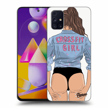 Obal pre Samsung Galaxy M31s - Crossfit girl - nickynellow
