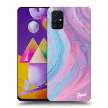 Obal pre Samsung Galaxy M31s - Pink liquid