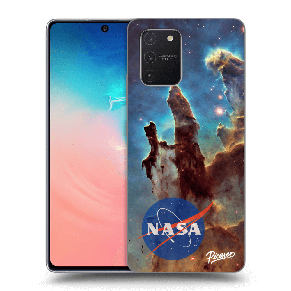 Picasee silikónový čierny obal pre Samsung Galaxy S10 Lite - Eagle Nebula