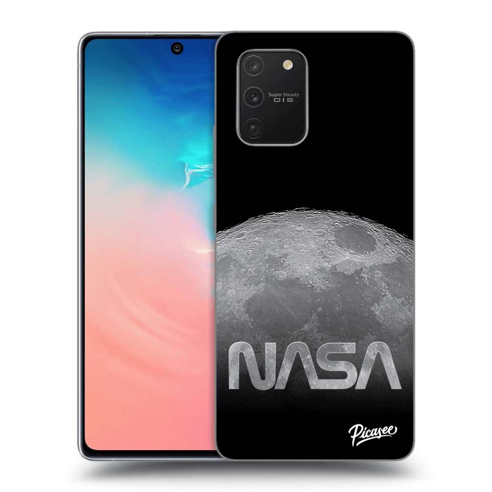 Picasee silikónový prehľadný obal pre Samsung Galaxy S10 Lite - Moon Cut