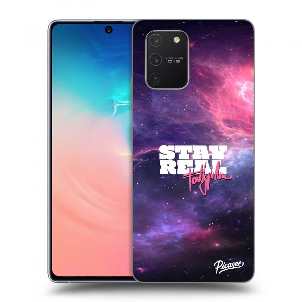 Picasee silikónový prehľadný obal pre Samsung Galaxy S10 Lite - Stay Real