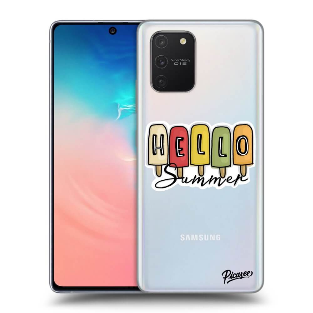 Picasee silikónový prehľadný obal pre Samsung Galaxy S10 Lite - Ice Cream