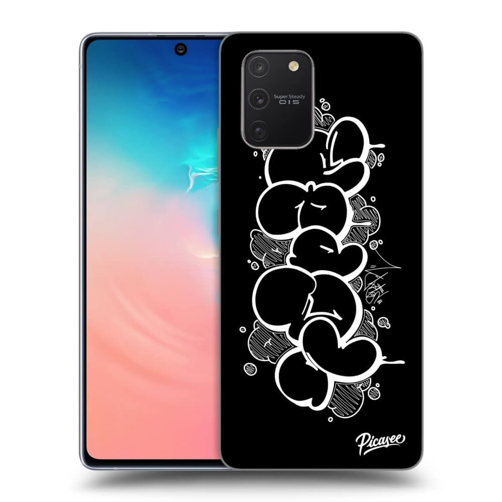 Picasee silikónový prehľadný obal pre Samsung Galaxy S10 Lite - Throw UP