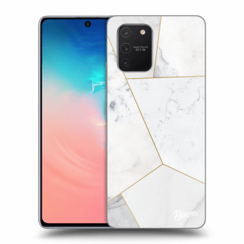 Obal pre Samsung Galaxy S10 Lite - White tile