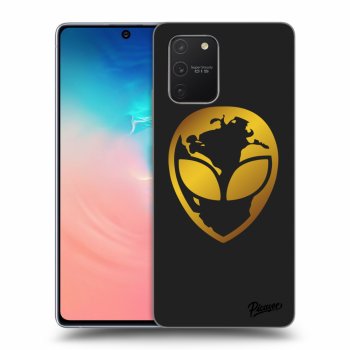 Obal pre Samsung Galaxy S10 Lite - EARTH - Gold Alien 3.0