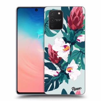 Picasee silikónový prehľadný obal pre Samsung Galaxy S10 Lite - Rhododendron