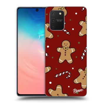 Picasee silikónový prehľadný obal pre Samsung Galaxy S10 Lite - Gingerbread 2