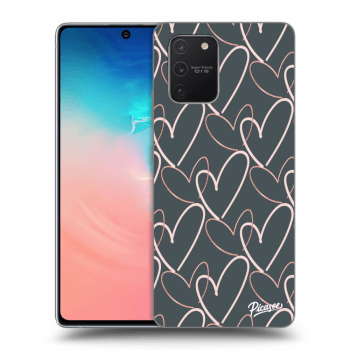 Picasee silikónový čierny obal pre Samsung Galaxy S10 Lite - Lots of love