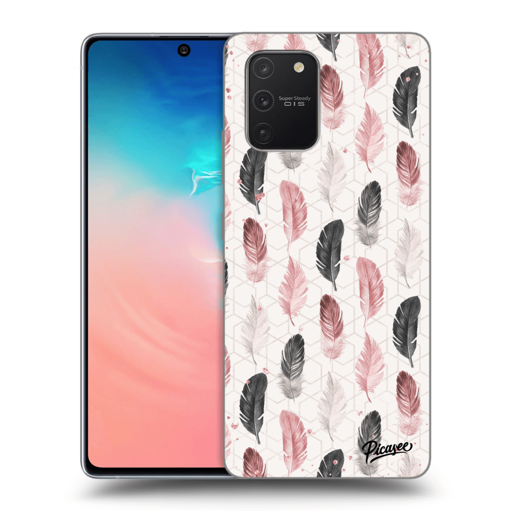 Picasee silikónový prehľadný obal pre Samsung Galaxy S10 Lite - Pírka 2