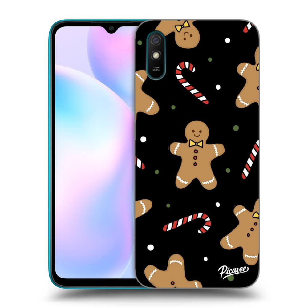 Picasee silikónový čierny obal pre Xiaomi Redmi 9A - Gingerbread
