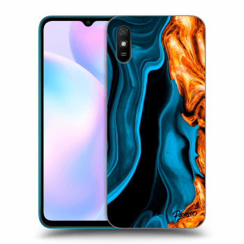 Obal pre Xiaomi Redmi 9A - Gold blue