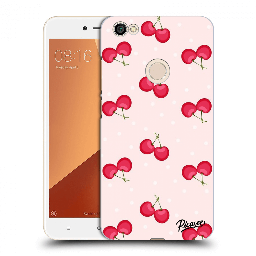 Picasee silikónový prehľadný obal pre Xiaomi Redmi Note 5A Prime - Cherries
