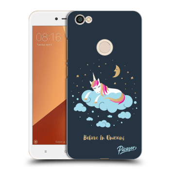 Picasee silikónový prehľadný obal pre Xiaomi Redmi Note 5A Prime - Believe In Unicorns