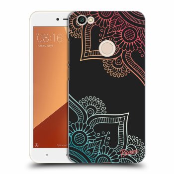 Picasee plastový čierny obal pre Xiaomi Redmi Note 5A Prime - Flowers pattern