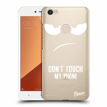 Picasee silikónový prehľadný obal pre Xiaomi Redmi Note 5A Prime - Don't Touch My Phone