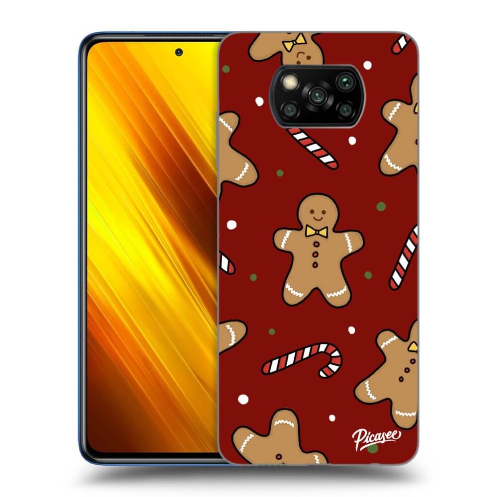 Picasee silikónový čierny obal pre Xiaomi Poco X3 - Gingerbread 2