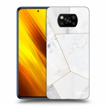 Obal pre Xiaomi Poco X3 - White tile