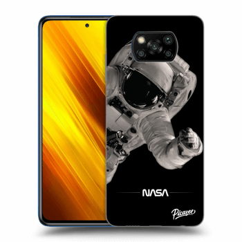 Picasee silikónový prehľadný obal pre Xiaomi Poco X3 - Astronaut Big