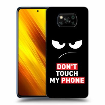 Obal pre Xiaomi Poco X3 - Angry Eyes - Transparent