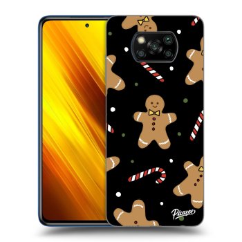 Picasee silikónový čierny obal pre Xiaomi Poco X3 - Gingerbread