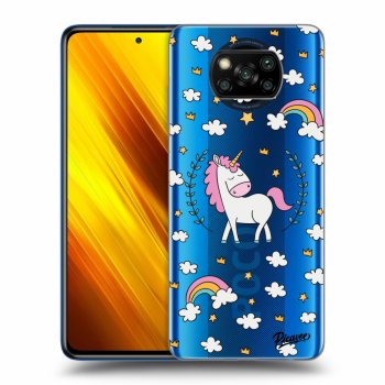 Picasee silikónový prehľadný obal pre Xiaomi Poco X3 - Unicorn star heaven